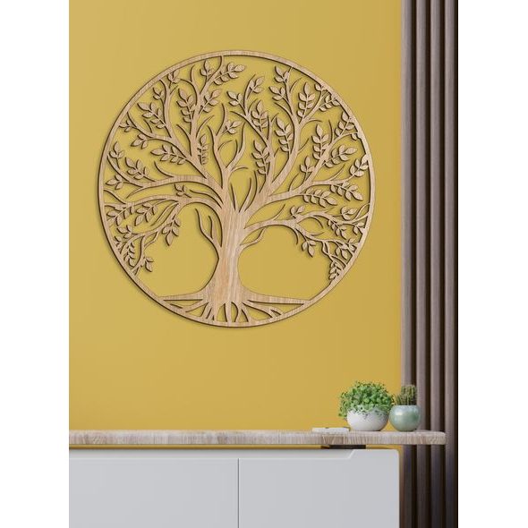 Dřevěný strom života FLOWER