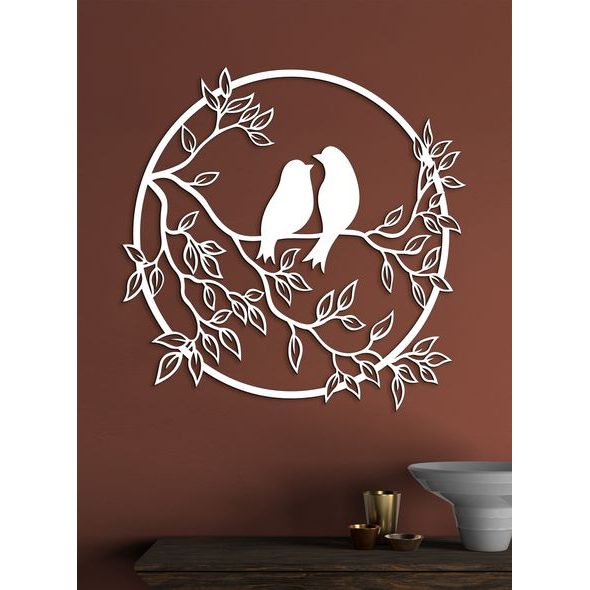 Mandala na Stenu štebot vtákov