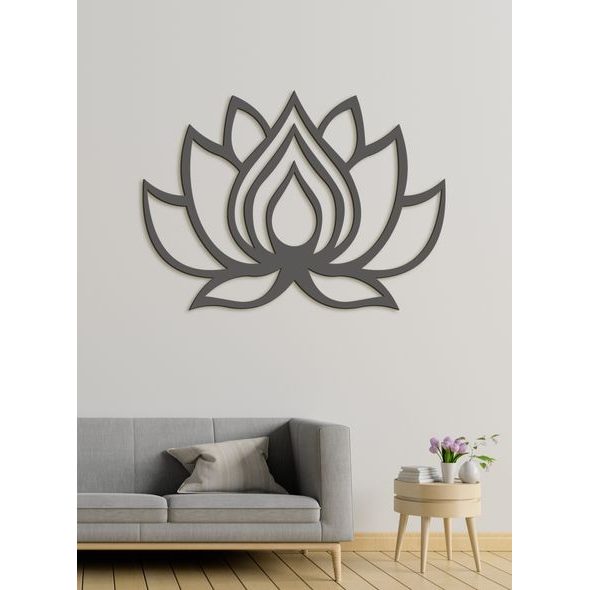 Dřevěný obraz na stěně LOTOS