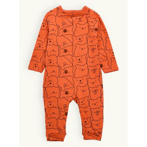 Novorozenecké body VESELÉ MEDVÍDKY cihlová