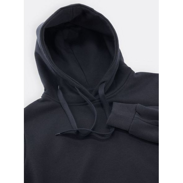 Dámska športová mikina s kapucňou čierna