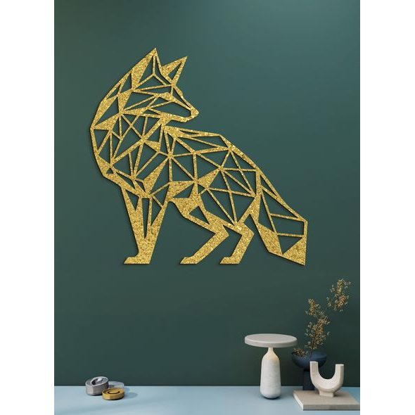 Dřevěný obraz Líška