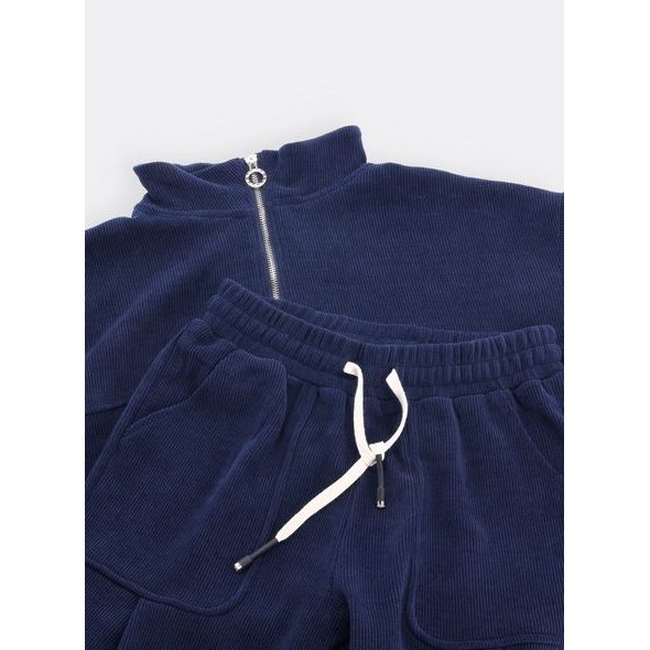 Dámska tepláková súprava tmavomodrá