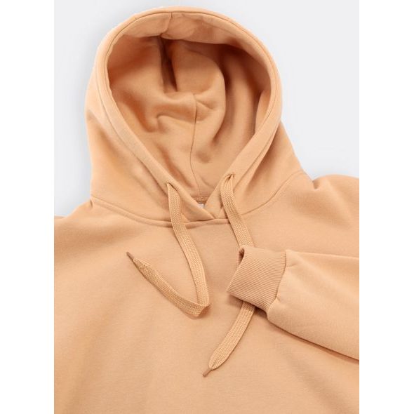 Dámská sportovní mikina s kapucí béžová