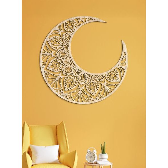 Dřevěná mandala POLMESIAC