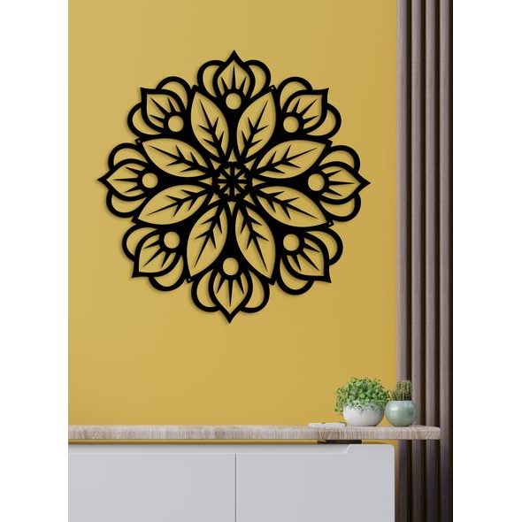 Dřevěná mandala na zeď BLOOM