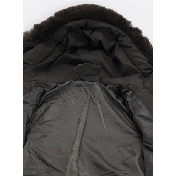 Dámska prešívaná bunda tmavozelená