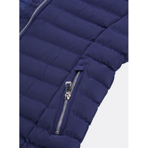 Dámská prošívaná bunda indigo