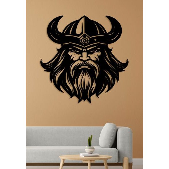 Dekorativní dřevěný obraz Viking