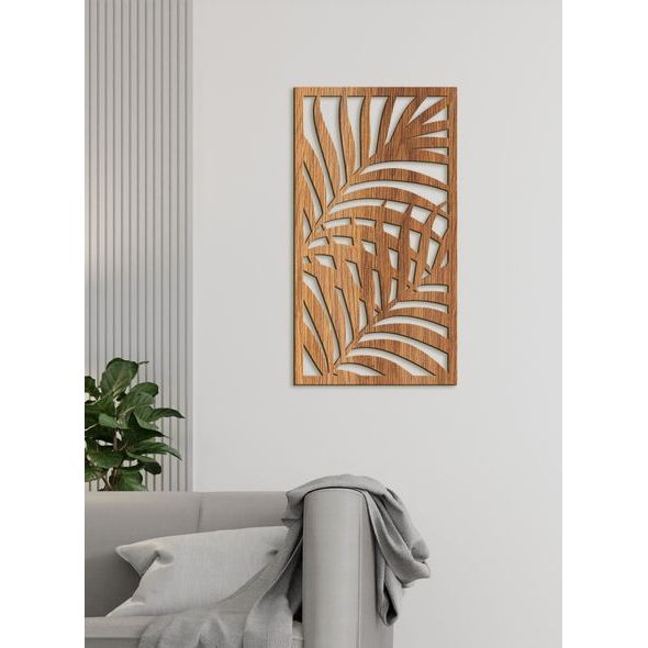 Dřevěný obraz Zátiší s listy