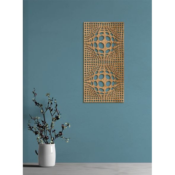 Drevený obraz na stenu 3D ilúzia