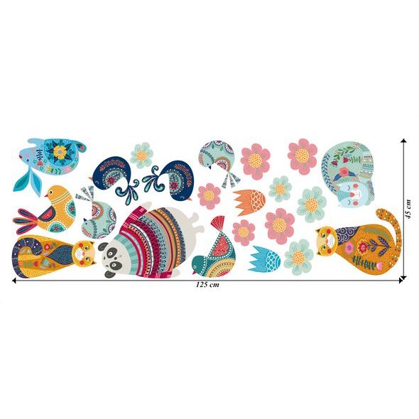 Zvieratká v štýle FOLK