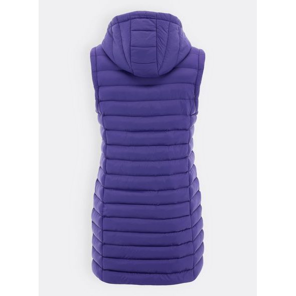 Dámska prešívaná vesta indigová