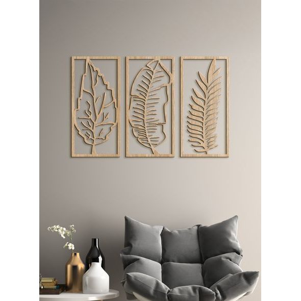 Tři kusy dřevěných obrazových listů