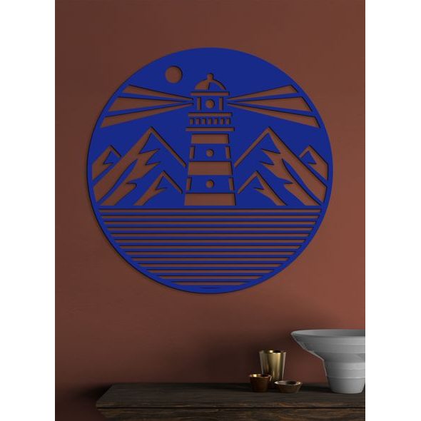 Dřevěný nástěnný obraz MAJÁK