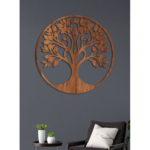 Dřevěný obraz Strom života