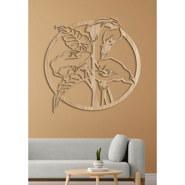 Dřevěná dekorace Kala