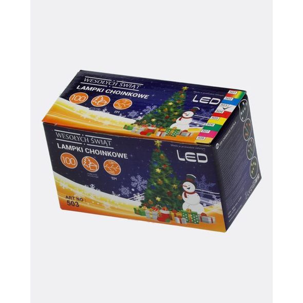 Vánoční řetěz LED - studená bílá