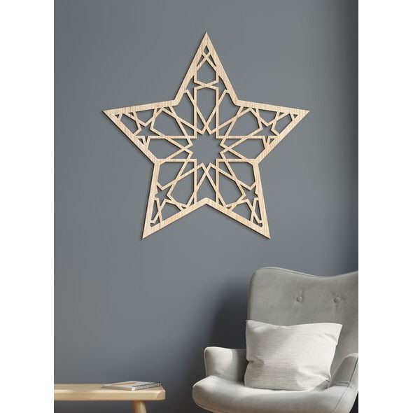 Dřevěný obraz Hvězda plná elegance