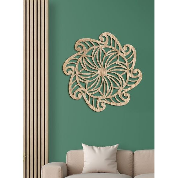 Dřevěná mandala Harmonie