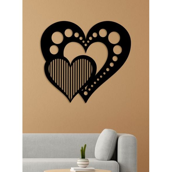 Dřevěný nástěnný obraz Srdce