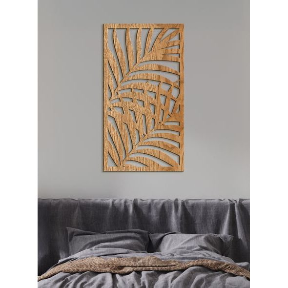 Dřevěný obraz Zátiší s listy