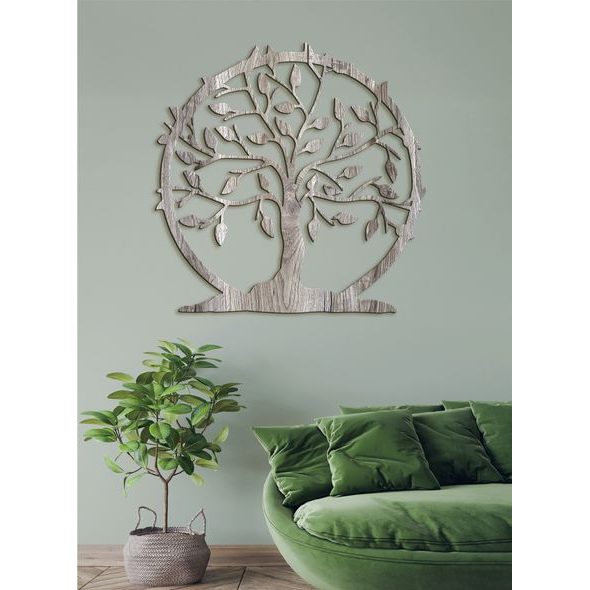 Dřevěná dekorace strom života