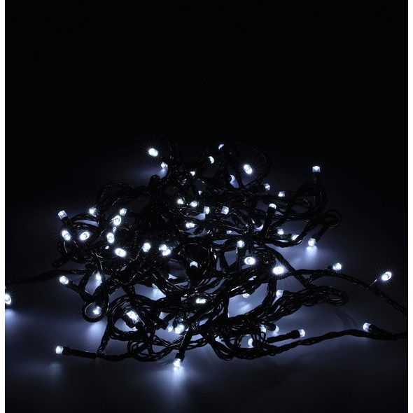 VÁNOČNÍ ŘETĚZ LED - STUDENÁ BÍLÁ