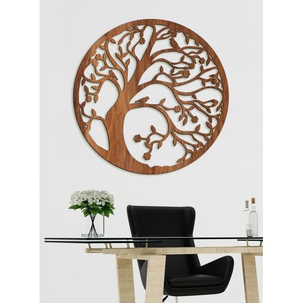 Dřevěná dekorace Strom života