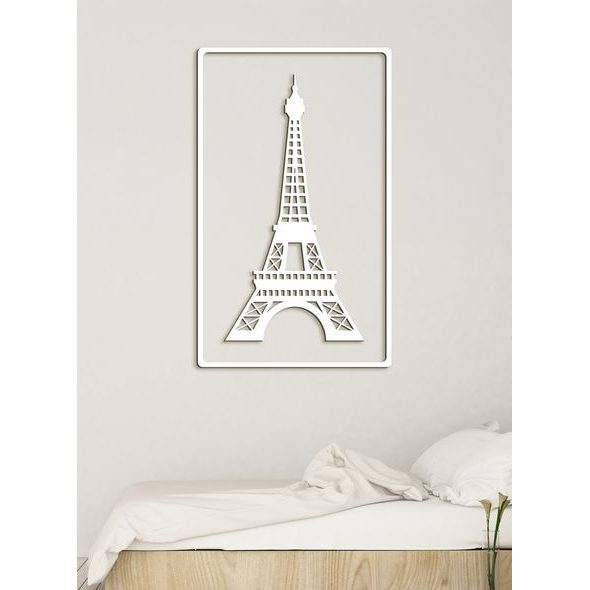 Dřevěný obrázek Eiffelovy věže