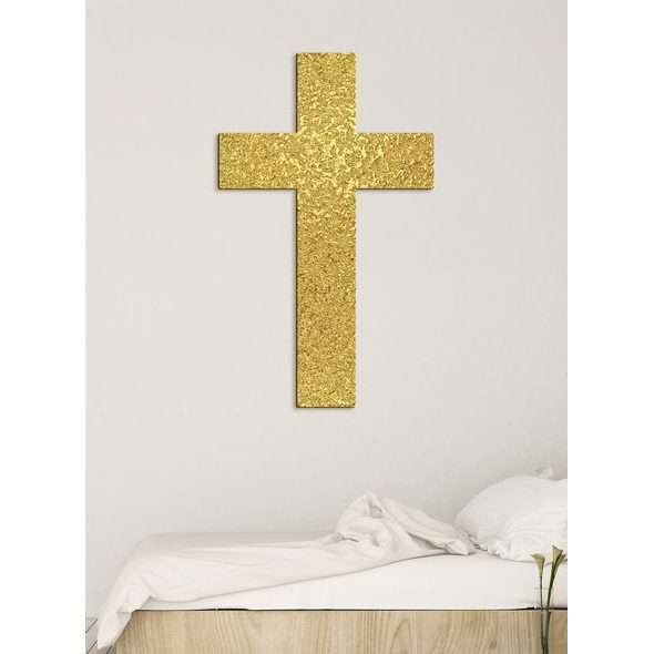 Dřevěná nástěnná dekorace Kříž