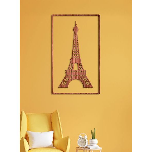 Dřevěný obrázek Eiffelovy věže