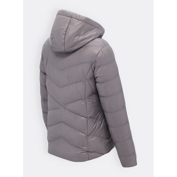 Dámská prošívaná bunda šedá