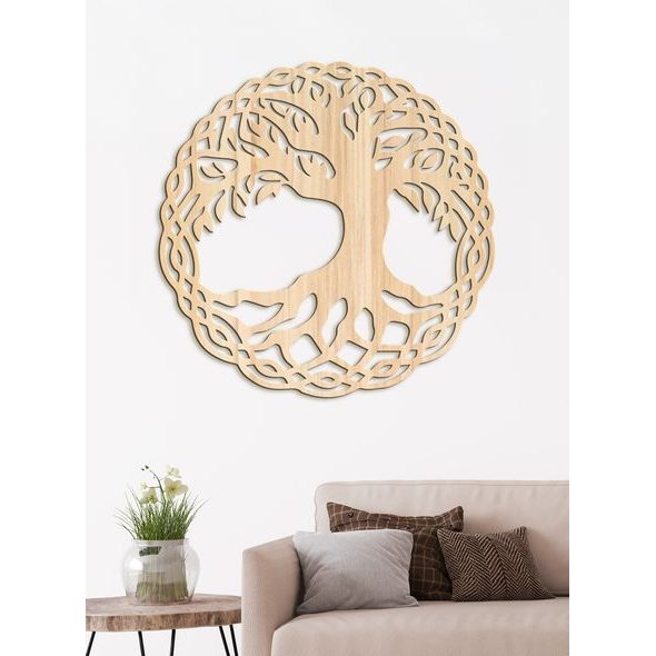 Strom života s propletenými větvemi