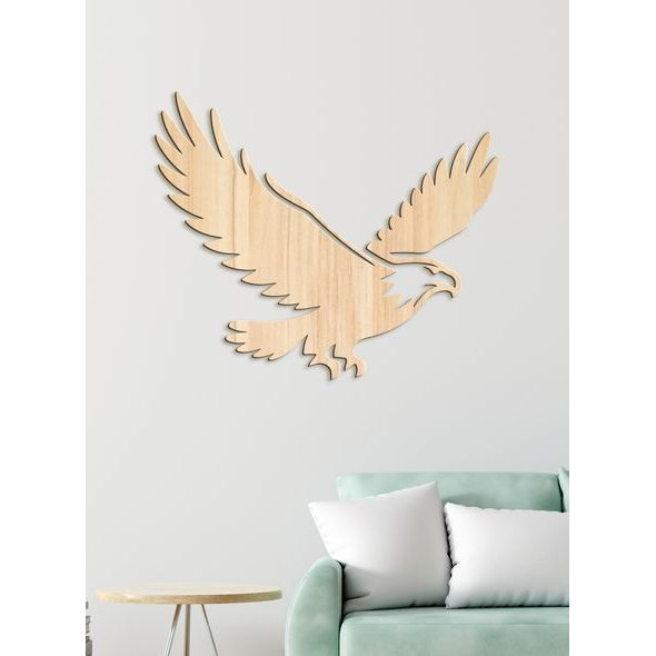 Dřevěná dekorace Orel