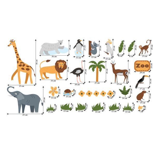 Zoo v dětském pokoji