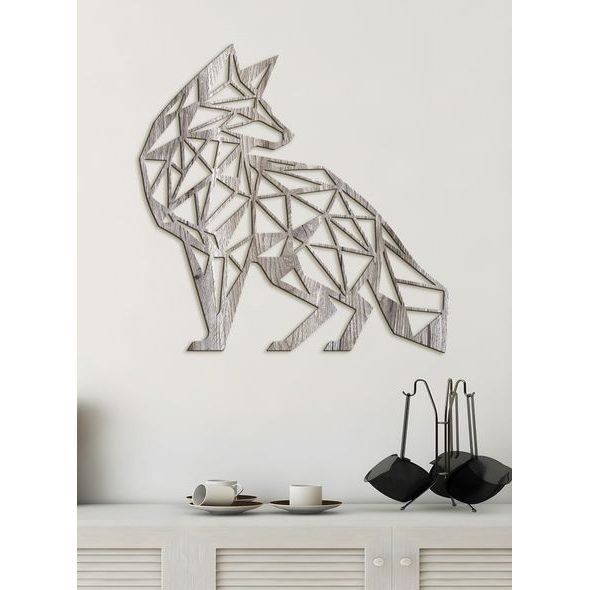 Dřevěný obraz Líška