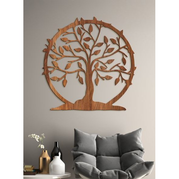 Dřevěná dekorace strom života