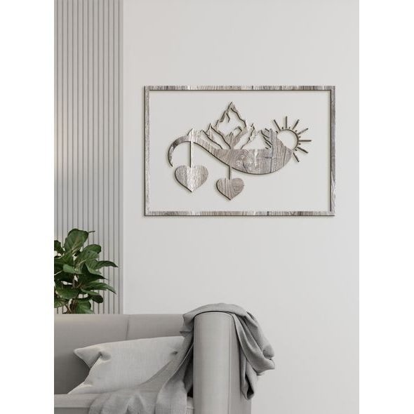 Dřevěný nástěnný obraz Západ slunce