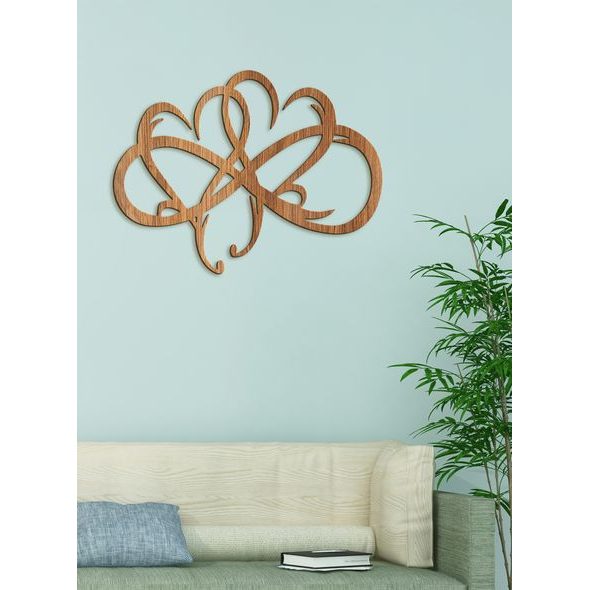 Drevený obraz SRDCIA