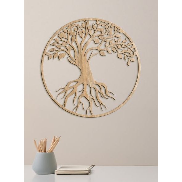 Dřevěný strom života Wind