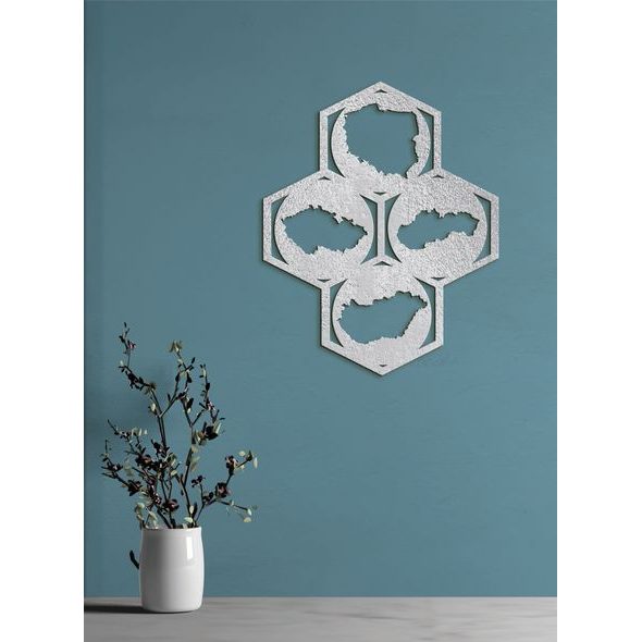 Dřevěný nástěnný obraz Mapy