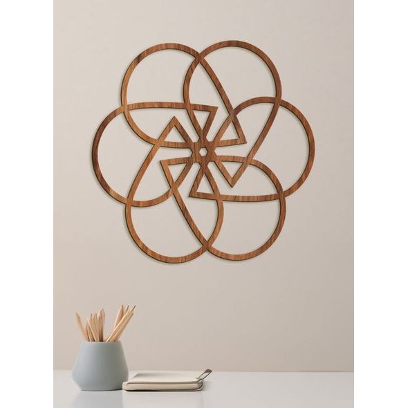 Drevená mandala TÚŽBA