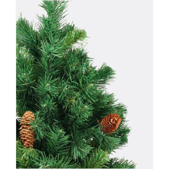 Umelý vianočný stromček Smrek Karpatský so šiškami