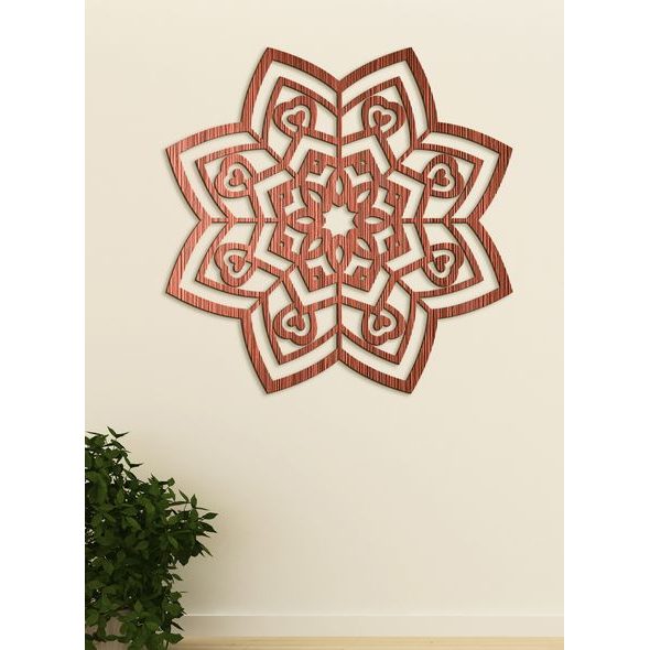 Mandala na zdi DOTEK