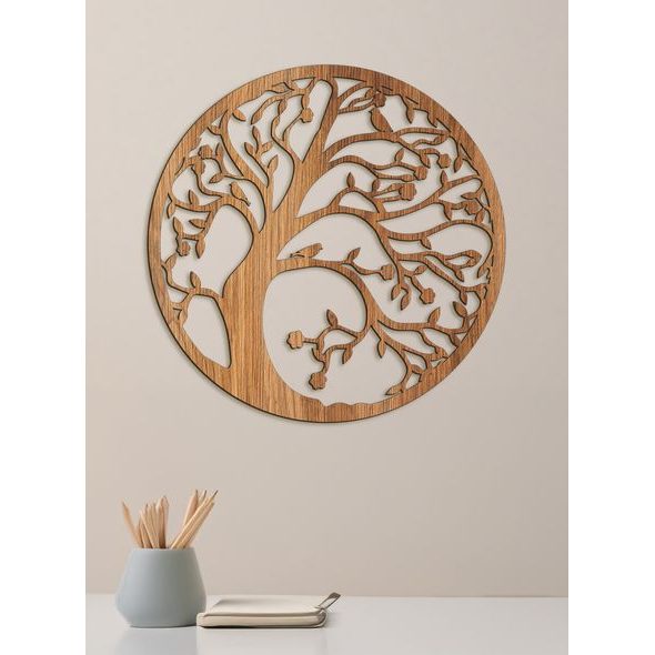 Dřevěná dekorace Strom života