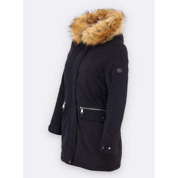 Zateplená dámská zimní bunda černá