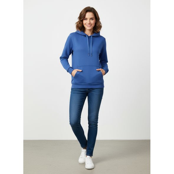 DÁMSKA ŠPORTOVÁ MIKINA S KAPUCŇOU MODRÁ
