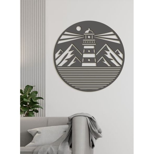 Dřevěný nástěnný obraz MAJÁK
