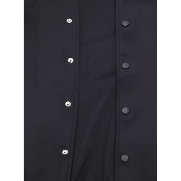 Pánska bejsbalová mikina čierno-biela